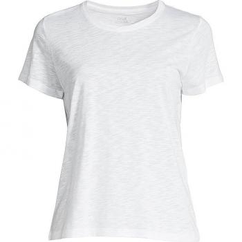 Casall Soft Texture T-shirt bianco grigio per donna