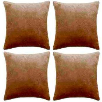 Cushion Covers 4 Pack Fabric 40x40 cm Off White