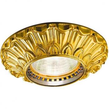 Kolarz Milady Faretto da incasso placcato oro 24 carati, Ø 10 cm