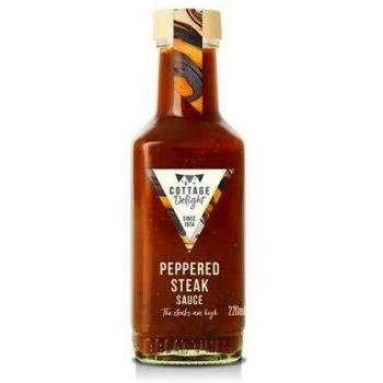 Small Batch Peppered Steak Sauce from Cottage Delight