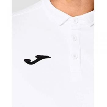 Joma Youth Polo Shirt, 5-6 Years, White, Short Sleeve