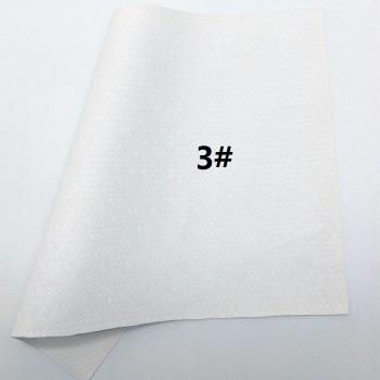 White Glitter Fabric for Bows, Hearts & Stars Glitter Leather, Honeycomb Faux Leather A4 8x11 Twinkling XM208