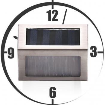Éclairage Solaire Murale 3LED Nuit Verte