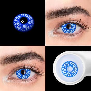 FRESHLADY Yearly Colored Lenses for Halloween 1 Pair