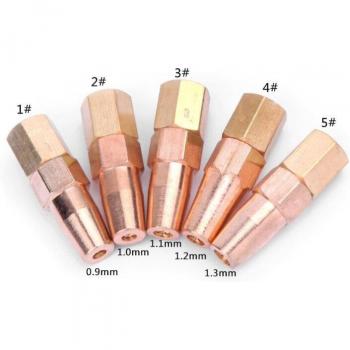 Torche oxy-propane équipée de 5 supports de pointe