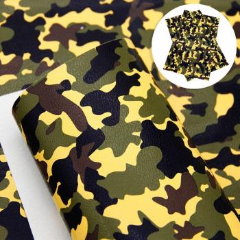 DIY Camo Patterns Faux Leather