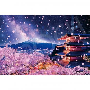 Epoch 2016 Compact Jigsaw: Fuji at Night, Cherry Blossoms, Shrine Scene