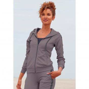 LASCANA ACTIVE Hoodie mit Logo Tape