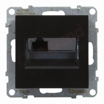 Toma de Pared RJ45 Legrand Suno Negro
