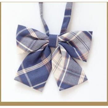 Lazo Lolita Retro con Cuadrícula Navideña
