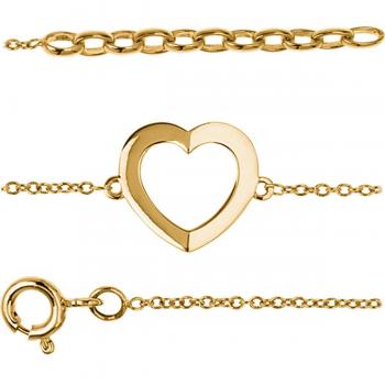 Altesse Q7951 Bracciale “Amore” Oro 12×11 mm
