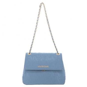 Light Blue Polyethylene Women's Handbag