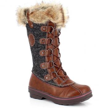 Bottes d'hiver SISSI Marron par Kimberfeel