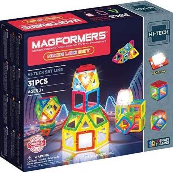 Magformers Neón LED Set de 31 Piezas