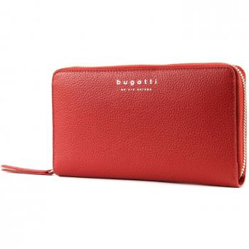 Bugatti Linda 19 cm Zip Wallet Red