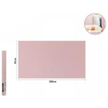 Rollo adhesivo para muebles color rosa vintage 45 cm × 5 m