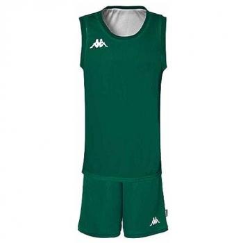 Grünes Kappa Herren-Kleidungsset 3XL (Trikot + Shorts)