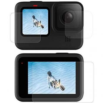 Black Lens Protective Tempered Glass for GoPro HERO 12‑9