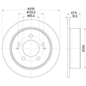 Discofreno HELLA PAGID 8DD 355 116-341