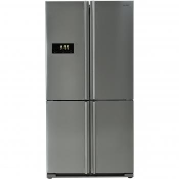 Sharp SJ‑F1526E0I Dual‑Compartment Fridge/Freezer – Premium Stainless Steel Finish