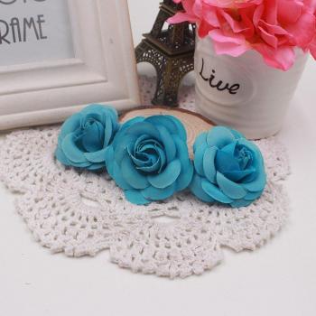 Bouquet de 10 roses en soie | Idéal pour le bricolage et la décoration