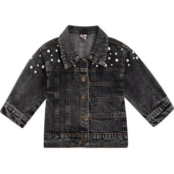 Vestido Sueltos de Otoño en Negro para Niñas