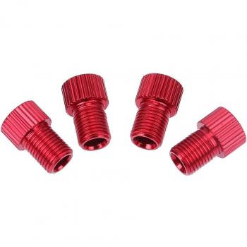 Adaptador de Válvula de Aire, Presta a Schrader, 4 Unidades de Cobre