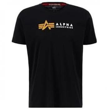 Alpha Industries 118502PP Black T-Shirt for Men – Size 2XL