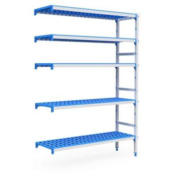 Rayonnage à 5 Échelles, angle, 385 mm profondeur, largeur 685‑1920 mm – Pujadas