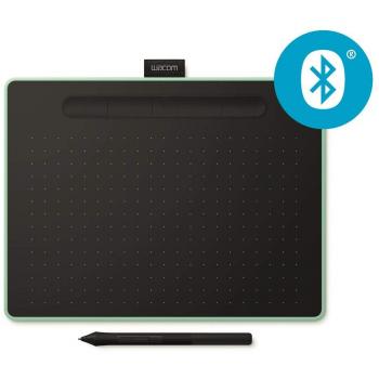 Wacom Nouvelle Intuos M – Tablette graphique à stylet, compatible avec Mac et Windows – Nombreuses fonctionnalités de dessin – 10 pouces – Pistache