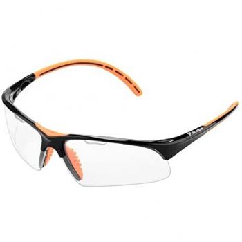 Tecnifibre Black Orange Squash Goggles for Adults Unisex