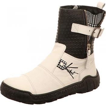 KRISBUT Winterboot mit austauschbarem Fußbett, Gr. 38, schwarz‑weiß