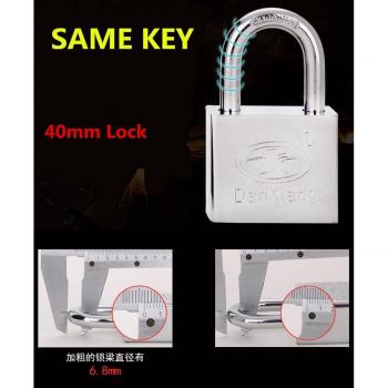 2 Pcs 40mm Anti-Theft Multifunctional Padlock