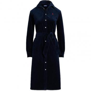 Polo Ralph Lauren Damen Hemdkleid 211941474 Dunkelblau