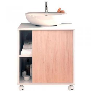 Mueble Bajo Lavabo Esencia con Almacenaje 64x59x45 cm Blanco