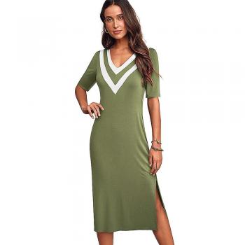 Robe patchwork genou femme Nice-forever