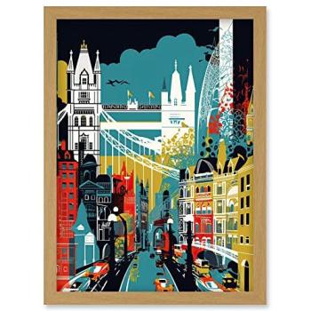 Artery8 London Iconic Views A4 Framed Poster