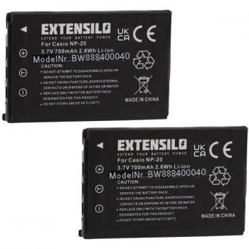 Li-Ion Kameraakku 700 mAh für BenQ DC-T800
