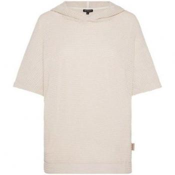 SENSES.THE LABEL Lässiger Kapuzenpullover in Sommerbeige