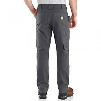 Carhartt Full Swing Steel Multi Pocket Hose Schwarz Grau 40 für Herren