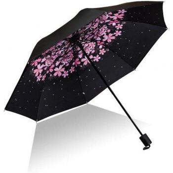 Sakura Black Umbrella