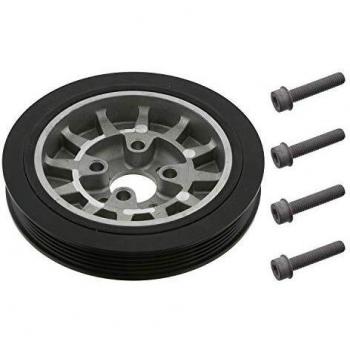 Febi bilstein 36344 Kurbelwellen-Riemenscheibe (entkoppelt) mit Montageschrauben