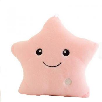 Illuminated Plush Star Pillow