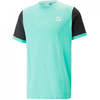 Puma Classics Tee türkis/schwarz
