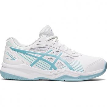 Asics Gel-Game 8 Tennis-/Padel-Schuhe für Kinder Weiß/Blau 38