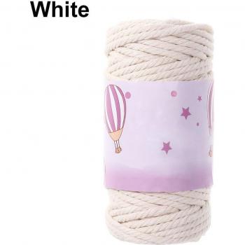 Fil de décoration en coton pour mariage, 1 rouleau de 3mm
