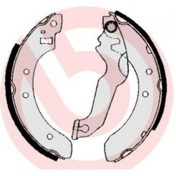 Hinterachse Bremsbacken von Brembo S 24 507