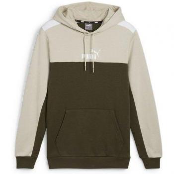 PUMA Herren Sweatshirt Essentials+ Block in grün