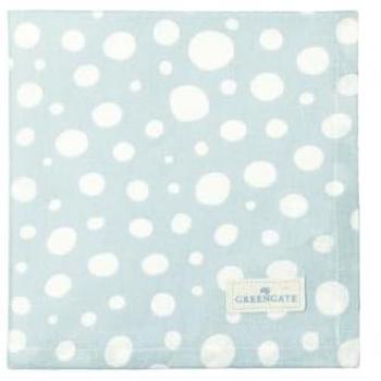 GreenGate Neva Serviette, 40x40 cm, sanftes Blau