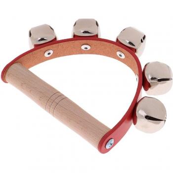 Jouet de percussion tambourin 5 clochettes
